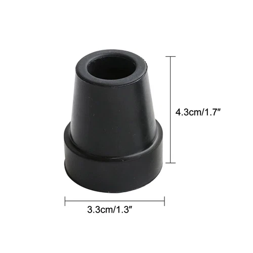 1/4pcs Walking Stick Cane Crutch Pad Rubber Heavy Duty Ferrules End Bottom 19mm - Picture 3 of 10