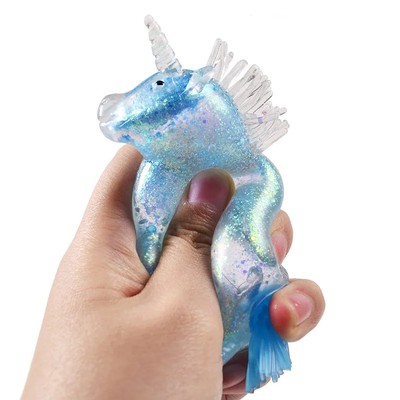 Stressball Einhorn Knautschball Squishy Zappelball Stressabbau Spielzeug Sport
