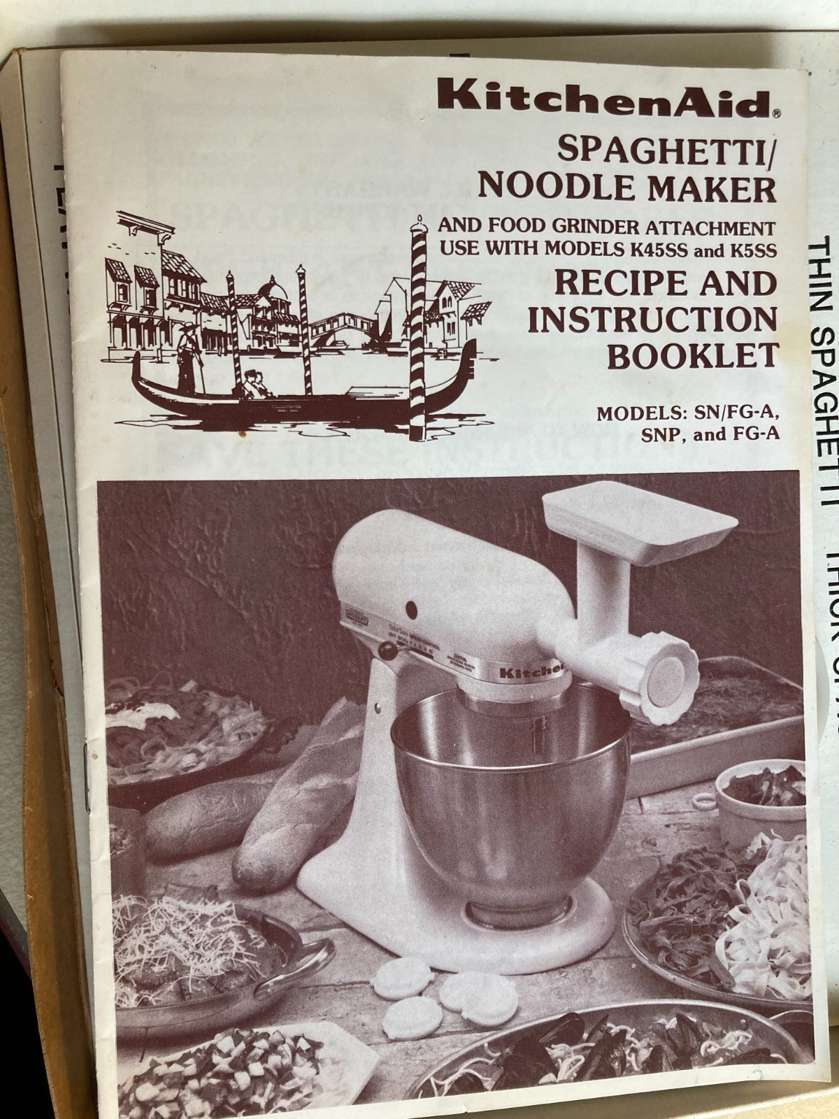 Vintage KitchenAid Pasta Maker Plates Set by Hobart Model SNP