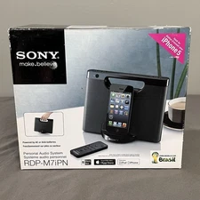 NIB Sony RDP-M7ip Portable Audio Speaker 30PIN iPad/iPhone Docking Station