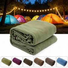 Sleeping Bag Blanket Polar Fleece Isolation Liner Lightweight Camping Access