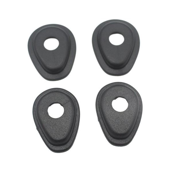 4Pcs Blinker Anzeige Adapter DistanzstüCke Schwarz FüR MT01 MT25 MT03 MT07-image