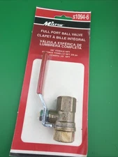 MILTON® 3/8" x 3/8" FNPT Full Port Ball Valve