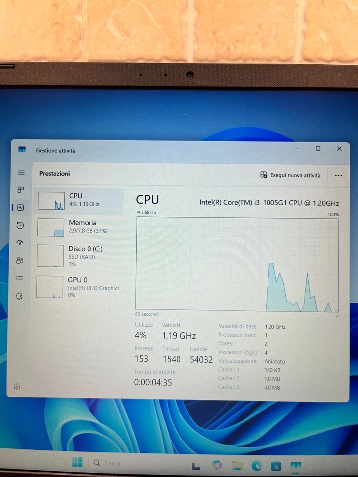 ASUS X509JA 15,6” I3 1005G1 8Gb 256GB SSD - Immagine 4 di 4