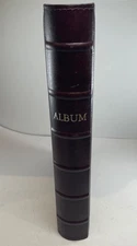Thompson Bonded Leather Photo Album 300 Photos~Bristol Coll 6”x4” ~ Brown