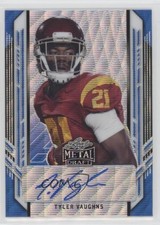 2021 Leaf Metal Draft Portrait Blue Wave 18/30 Tyler Vaughns #PA-TV1 Auto 4t6
