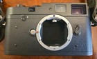 Leica M-A 35mm Film Rangefinder Type 127 Camera Black Chrome Finish 10370