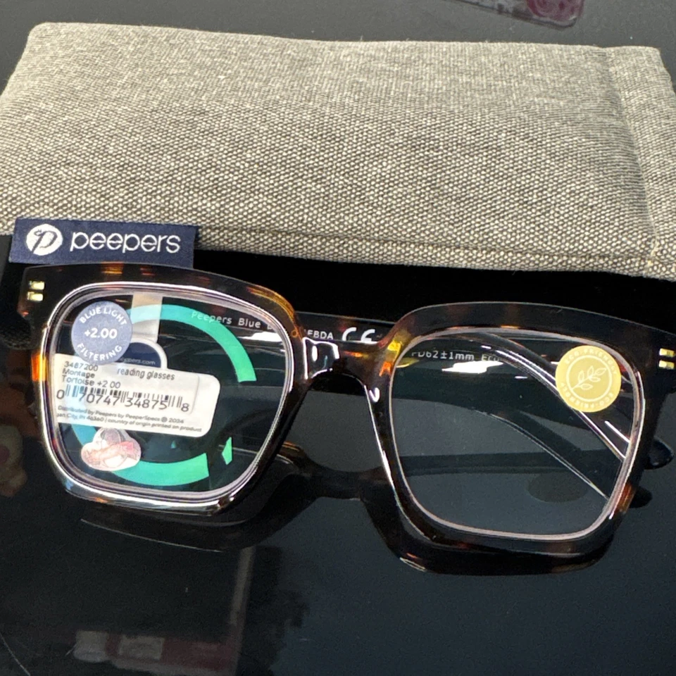 Peepers на PeeperSpecs женщин взять бант квадратные очки для чтения Бесплатная доставка A32 - Изображение 3 из 4