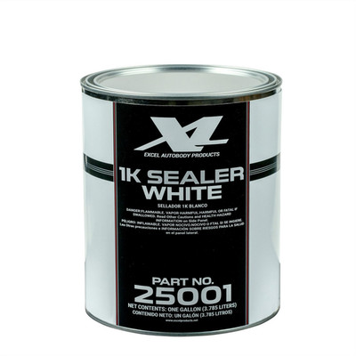 Excel Auto Body Products 1K Sealer, White, Gallon