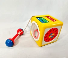 TOMY First Fun Play Sound Activity Cube Vintage Educational Pre-School Toy Plast
