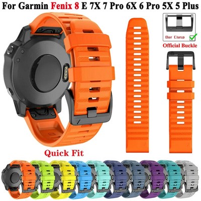 22mm 26mm Silicone Watch Strap QuickFit Sapphire Solar Replacement Bracelet