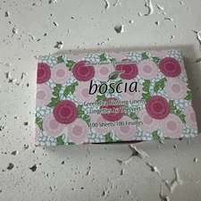NEW Boscia Blotting Linens Green Tea 100 Sheets Oil Face Skincare