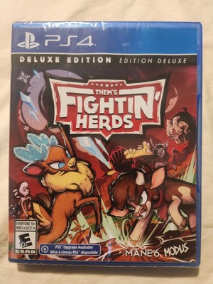 Them's Fightin Herds Deluxe Edition ( Sony PlayStation 4) New, Sealed