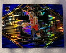2024 Panini Select WNBA #7 Aaliyah Edwards Snapshots RC Blue flash /99 