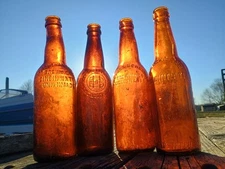 Lot Of 4 Antique Cincinnati Ohio Brewery Bottles