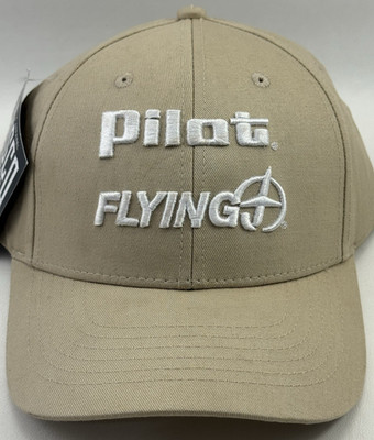 Pilot Flying J Truck Stop TAN Baseball Hat Cap OSFA Adjustable