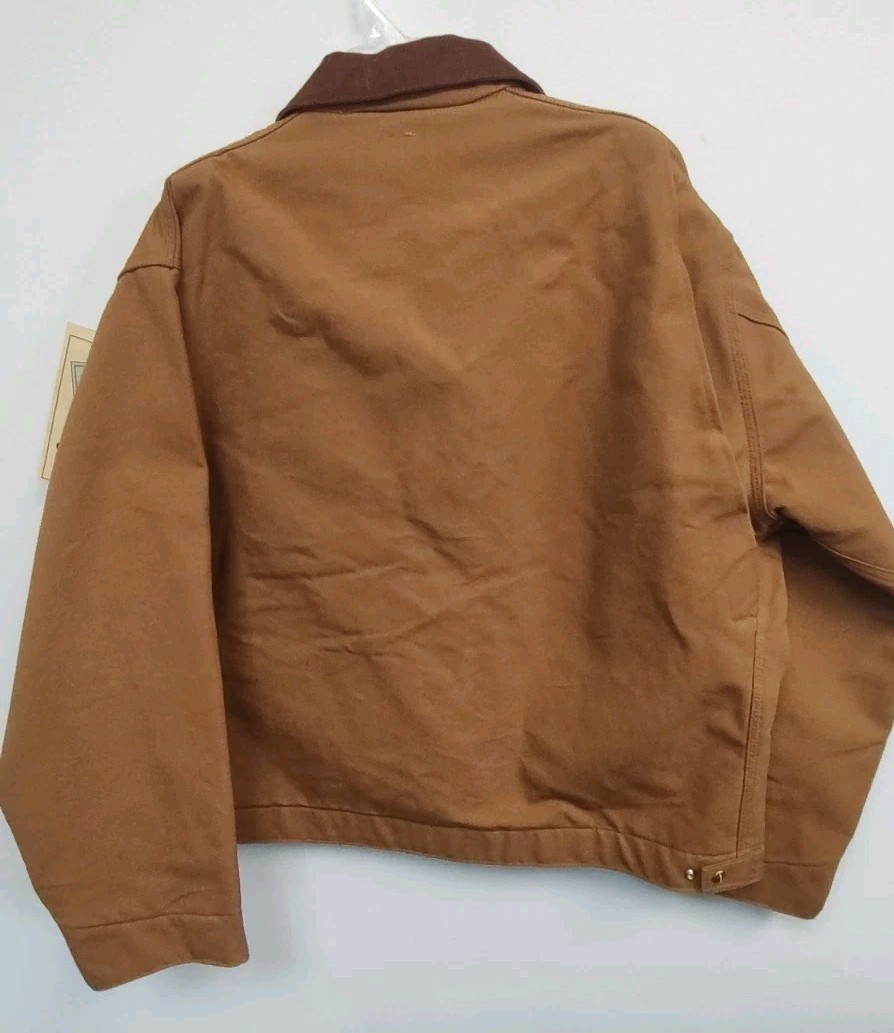 NOS 95 Vtg 56T CARHARTT Detroit Blanket Lined Jacket Coat Brown NOS 95 Vtg 56T CARHARTT Detroit Blanket Lined Jacket Coat Brown