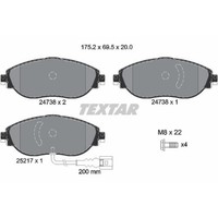 Textar BremsbeläGe Vorne FüR VW Tiguan Golf VII Skoda Octavia III Combi Superb