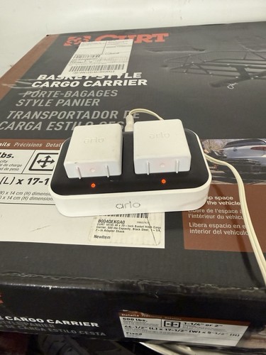 Arlo Battery Charging Station + 3 Original Arlo Batteries – Tested