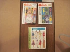 Three Vintage Barbie and Skipper Patterns from 1961, 1962 and 1966