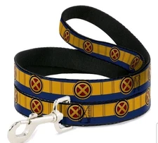 NWOT Buckle-Down Marvel X-Men Cyclops Utility Strap Polyester Dog Leash 4 ft 