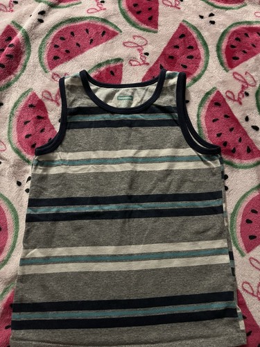 Garanimals Boys Striped Cotton Knit Tank Top Sleeveless Round Neck 5T
