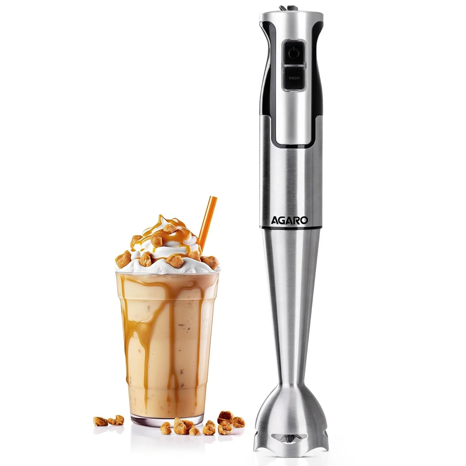 Hand Blender, 600W, Variable Speed Modes & Speed Regulator