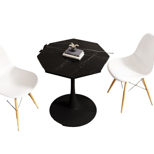 Modern Spiral Metal Side Table 15x15x22 Inch | Contemporary Accent