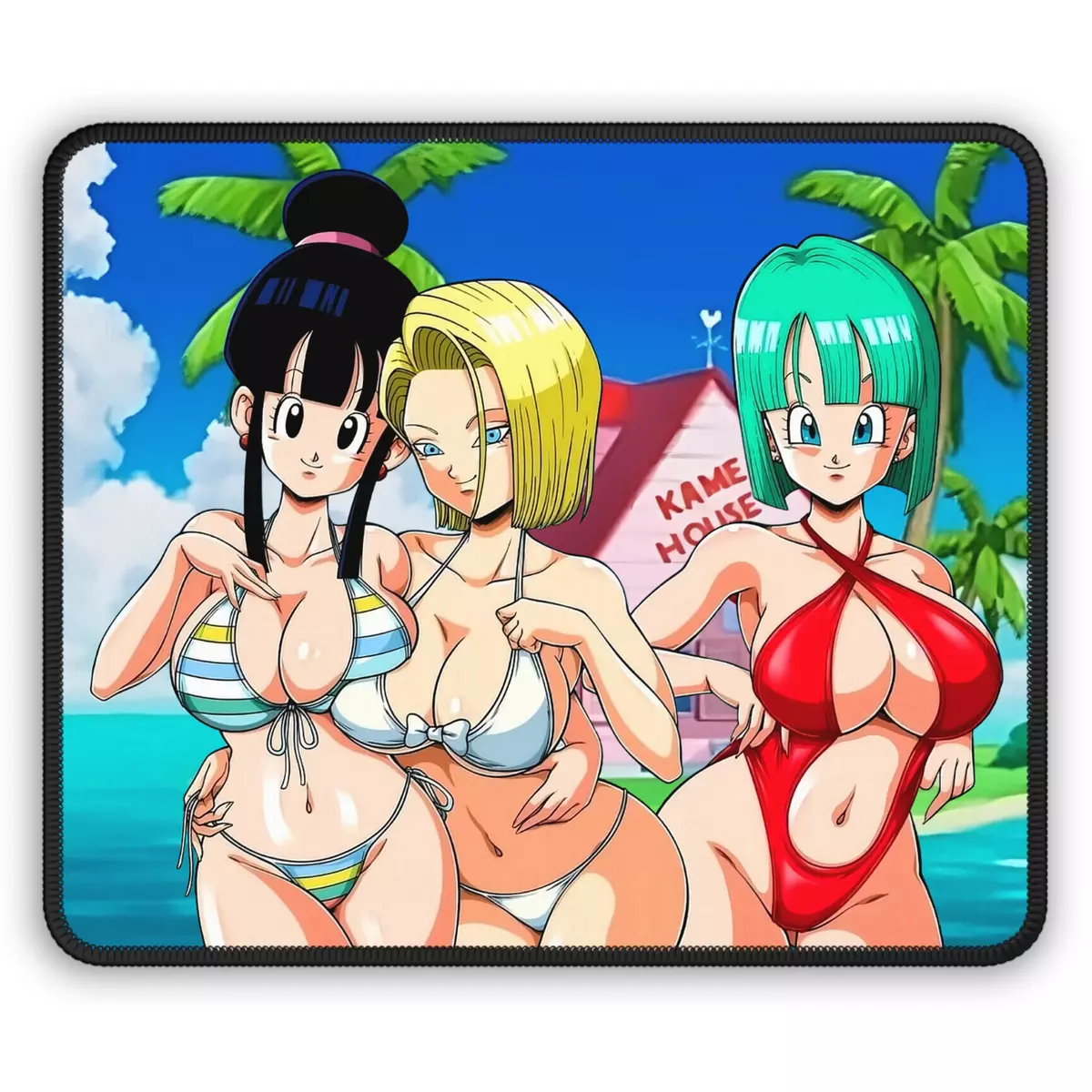 Waifu Bulma N18 Chichi Hentai Ecchi Dragon Ball Anime Gaming Mouse Pad Desk  Mat | eBay