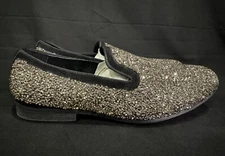 NEW Moretti Black Label Sequin Shane Loafers Mens Size 10