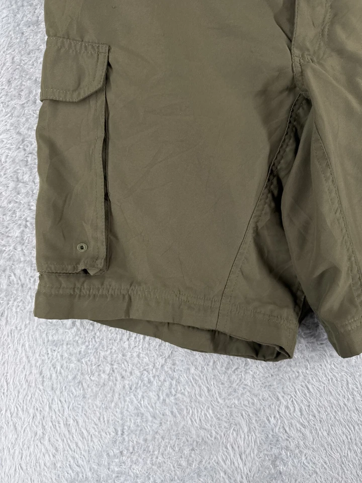 VINTAGE Boy Scouts Shorts Adult Small Green Switchbacks Cargo Polyester READ ME - Image 3 of 4