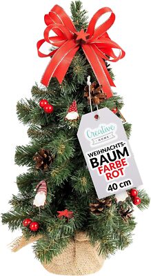 Kleiner Weihnachtsbaum Fertig Geschmckt 40 cm knstlicher Tannenbaum Mini  Bro | eBay.de
