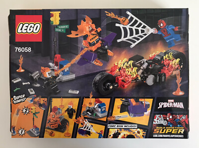 WEST Blu-Rayセット LEGO 76058 Marvel Super Heroes Spider-Man Ghost Rider Team-Up -New