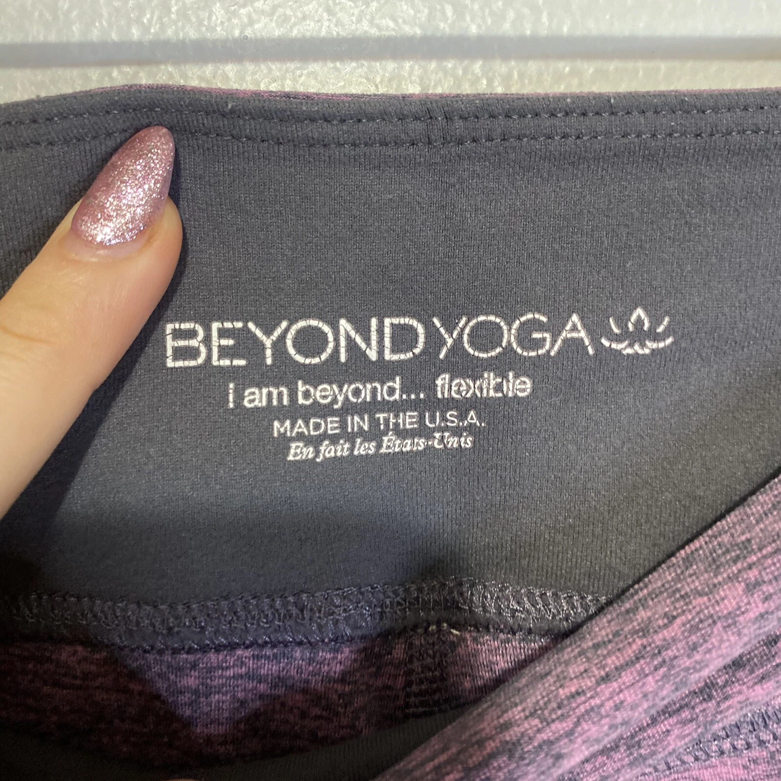 beyond-yoga space dye capri crop leggings