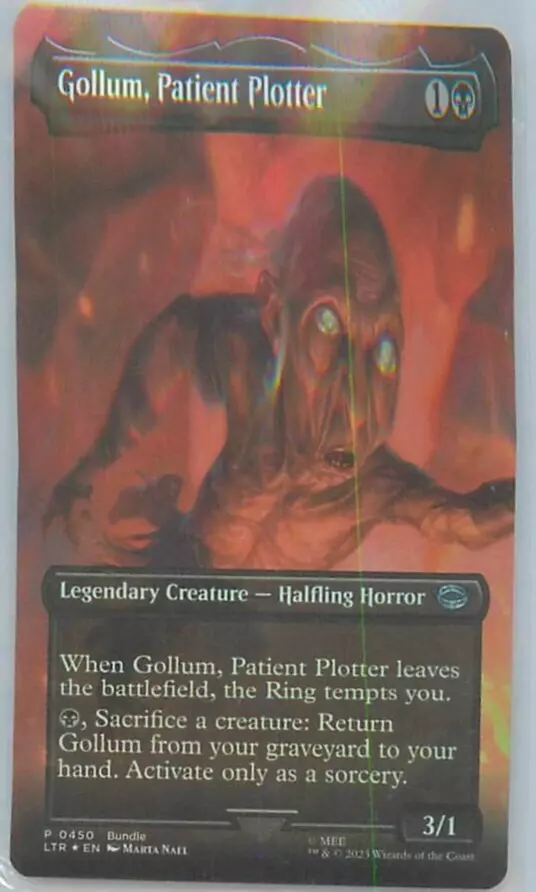 Gollum, Patient Plotter In Foil! MTG Magic The Gathering NM!