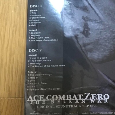 ACE COMBAT ZERO THE BELKAN WAR ORIGINAL SOUNDTRACK Vinyl 2LP SET