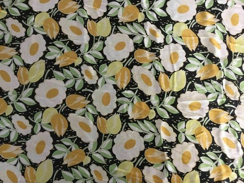 NEU 100 % Seide Chiffon Blumen Blätter Stoff 53" 136 cm Blatt Kleid Stoff Kleidungsstück - Bild 6 von 6