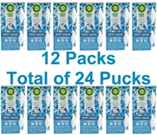 24 Air Wick Stick Ups Air Freshener Crisp Breeze Scent (Total 12 Packs)
