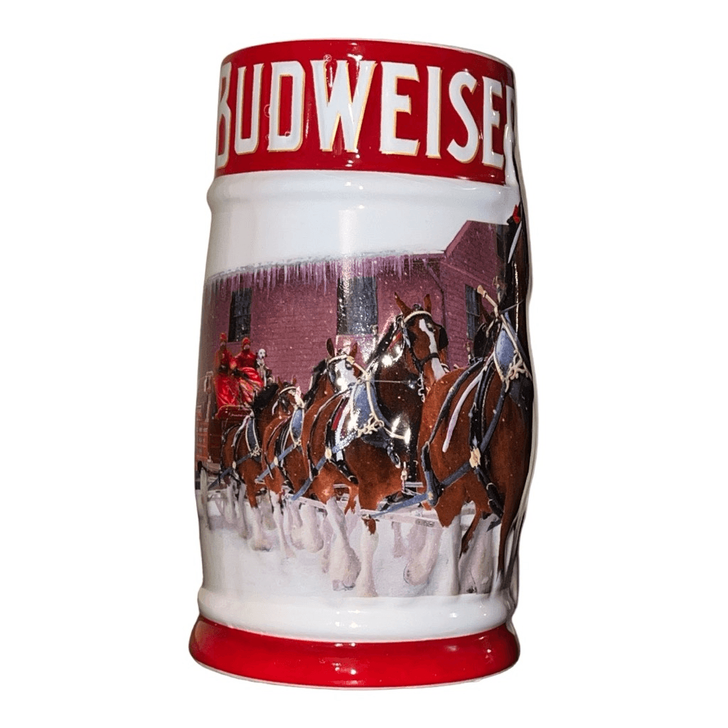 2018 Christmas holiday Budweiser beer stein eBay