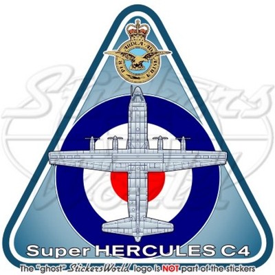 HERCULES C4 RAF Lockheed C-130J-30 British Royal Air Force 95mm Aufkleber Decal
