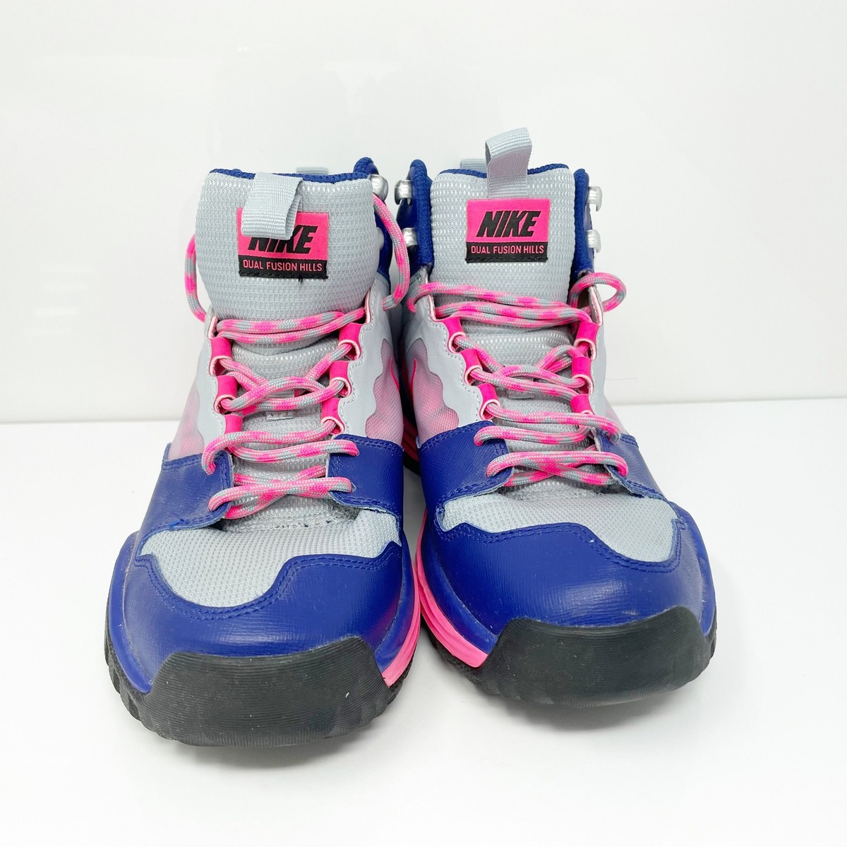 Nike Womens Dual Fusion Hills 654865 460 Blue Hiking Shoes