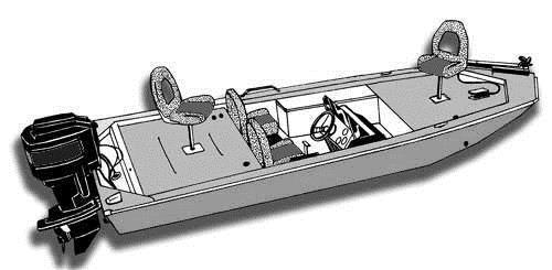 7.6oz STYLED TO FIT BOAT COVER LOWE SUNCRUISER SPORT FISH SF 194 2011 - Bild 1 von 8