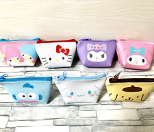 Sanrio Hello Kitty My Melody Kuromi and others Mini Pouch set of 7 Japan New