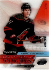 2020-21 Upper Deck Synergy Exceptional Young Stars 238/749 Andrei Svechnikov 