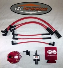 1991-1993 WRANGLER YJ 45K 4.0L 242 IGNITION TUNE UP KIT - RED CAP + RED WIRES