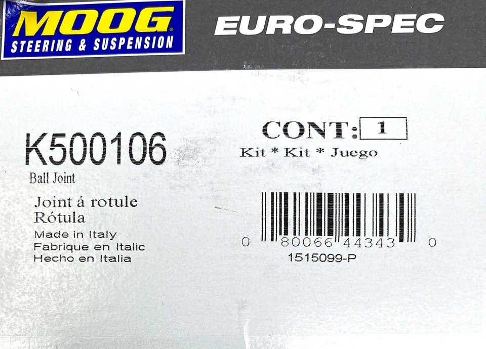 Junta rótula suspensión MOOG K500106 / TC2380 Mercedes ¡Nueva! ¡Envío gratis! Foto 2 de 4