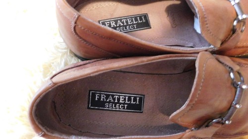 Fratelli Select Loafers Brown 9.5M All Leather Good Condition - Picture 6 of 6