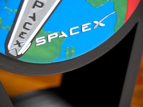 SpaceX - Personalized Black Headphone stand with OCISLY and Falcon 9 with Dragon - Picture 8 of 10