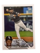 Excellent: 2023 topps Tim Anderson Chicago White Sox Trading Card
