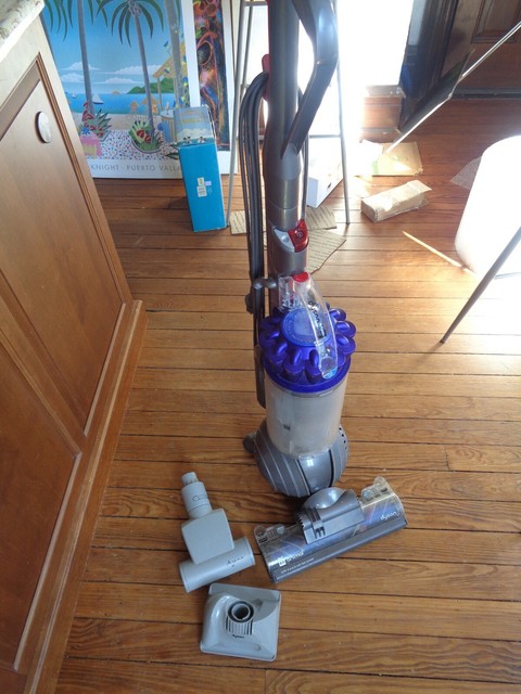 Dyson Ball Animal Dc65 Purple Bagless Upright Vacuum Cleaner Root Cyclone For Sale Online Ebay